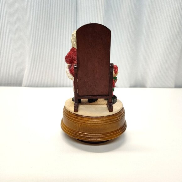 House Of Lloyd "A Tight Fit" Santa Collectible Wind-Up Music Deck The Halls 1991 - Picture 4 of 13